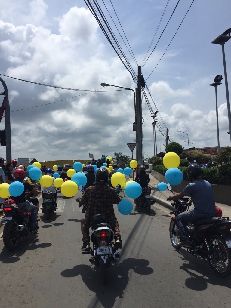 Motorcade at WEBLife General Santos City
